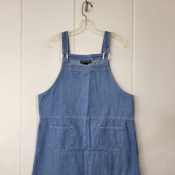 Boston Classics Vintage Y2K Denim Jumper - Picture 2 of 4